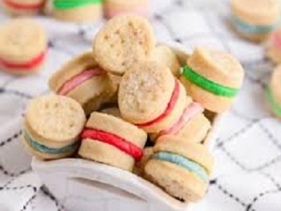 Desert: Cream Wafer Cookies